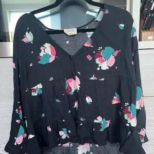 Sezane Silk Shirt Blouse Heloise/Blouse Anna